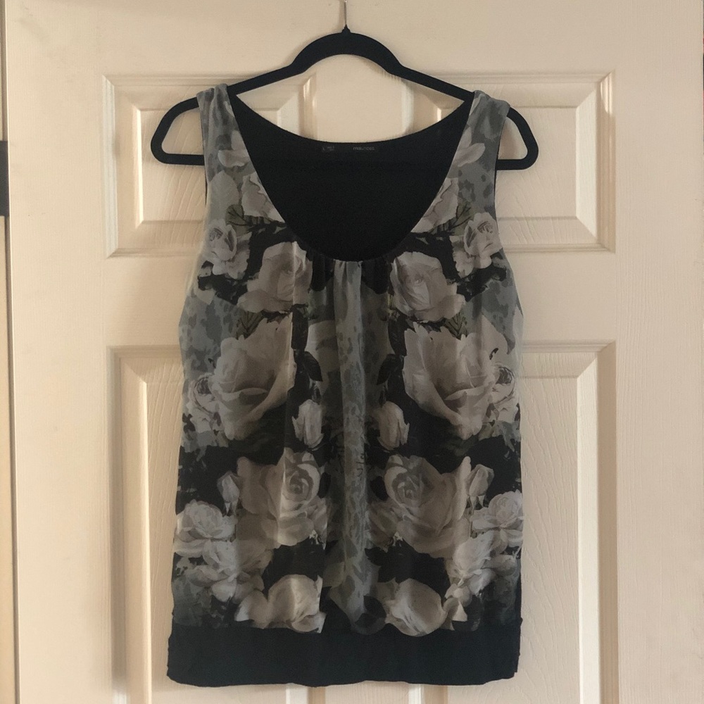 Floral tank top